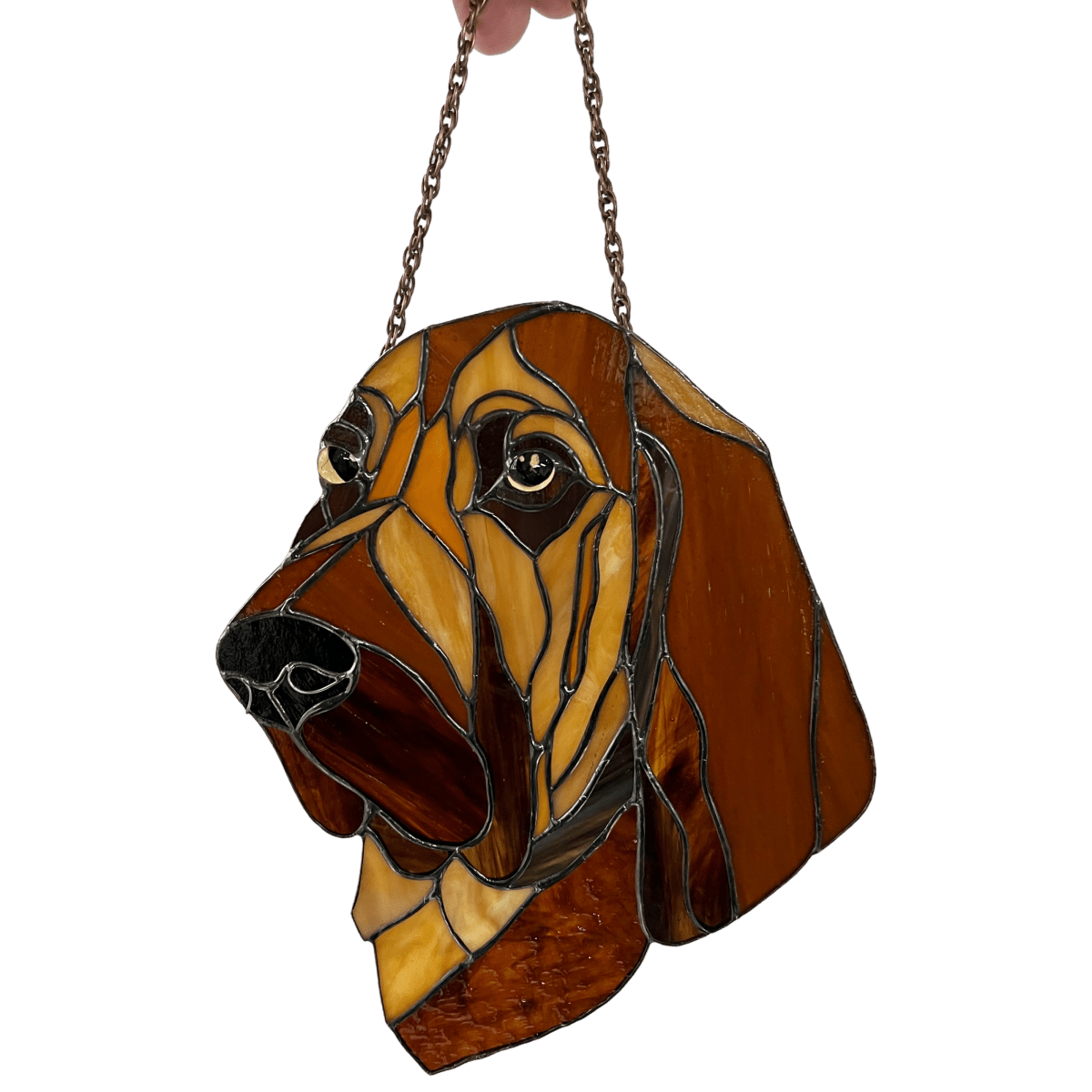 suncatcher stained_glass Custom Pet Portrait in Stained Glass – Personalized Gift from Your Photo