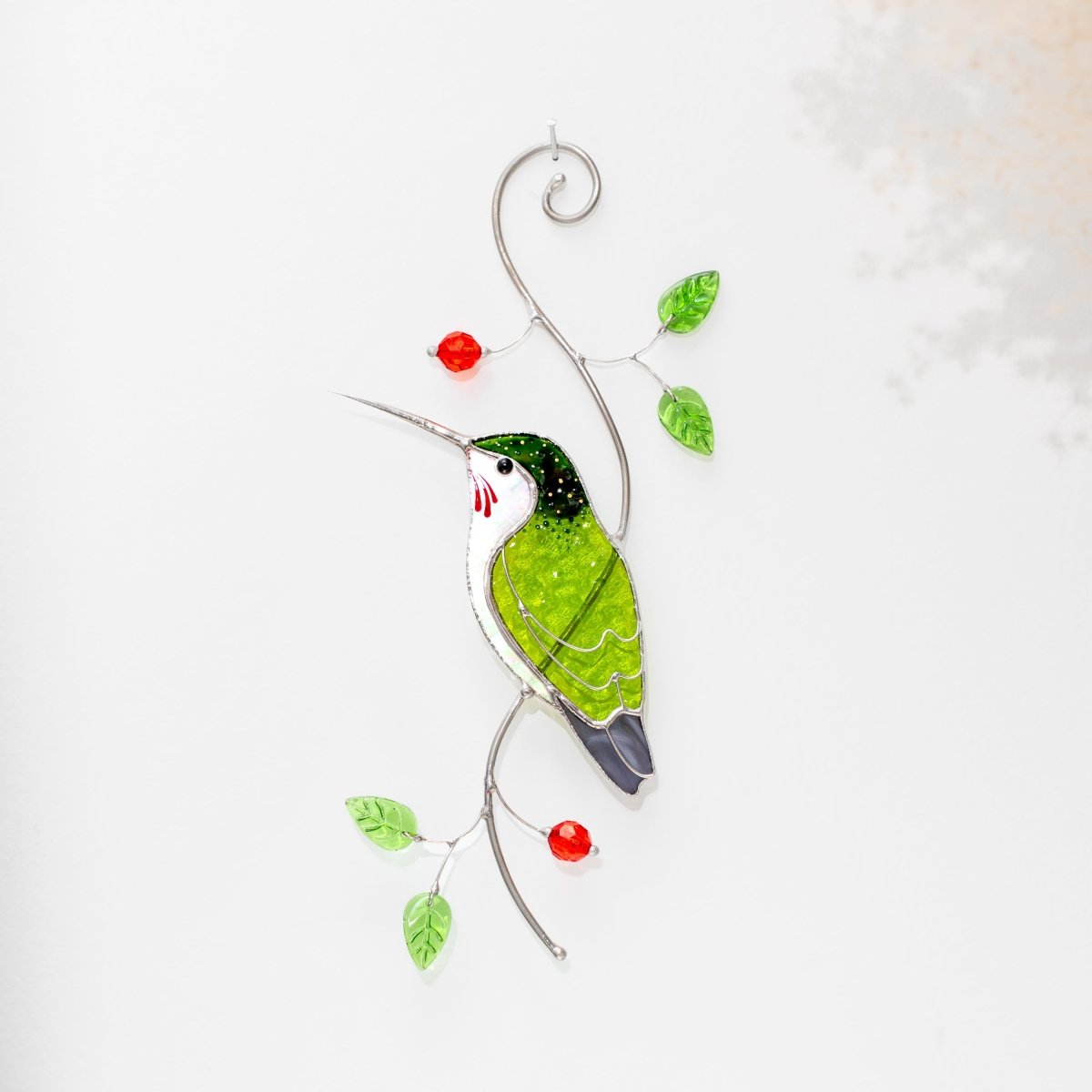suncatcher stained_glass Hummingbird Suncatcher Window Hanging – Stained Glass Gift of Joy and Light