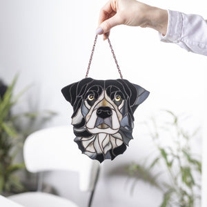 Stained Glass Dog Memorial Gifts: Choosing Between a Custom Portrait and a Photo Frame