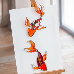 Fishes suncatchers - VitrageArtSouvenirs