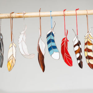 Glass Feathers - VitrageArtSouvenirs