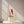 Stained glass cardinal couple plant stake with male and female birds in a flower pot