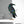 Handcrafted stained glass raven sculpture with metal branch base for table decor