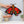 Stained Glass Moth Wall Decor with Red Poppies