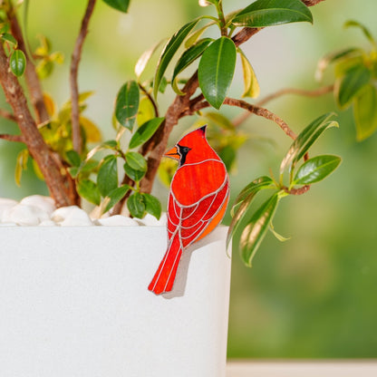 suncatcher Bird stained_glass Bird Clip - Stained Glass Multifunctional Decor ✨ Clip it! Move it! Enjoy it!