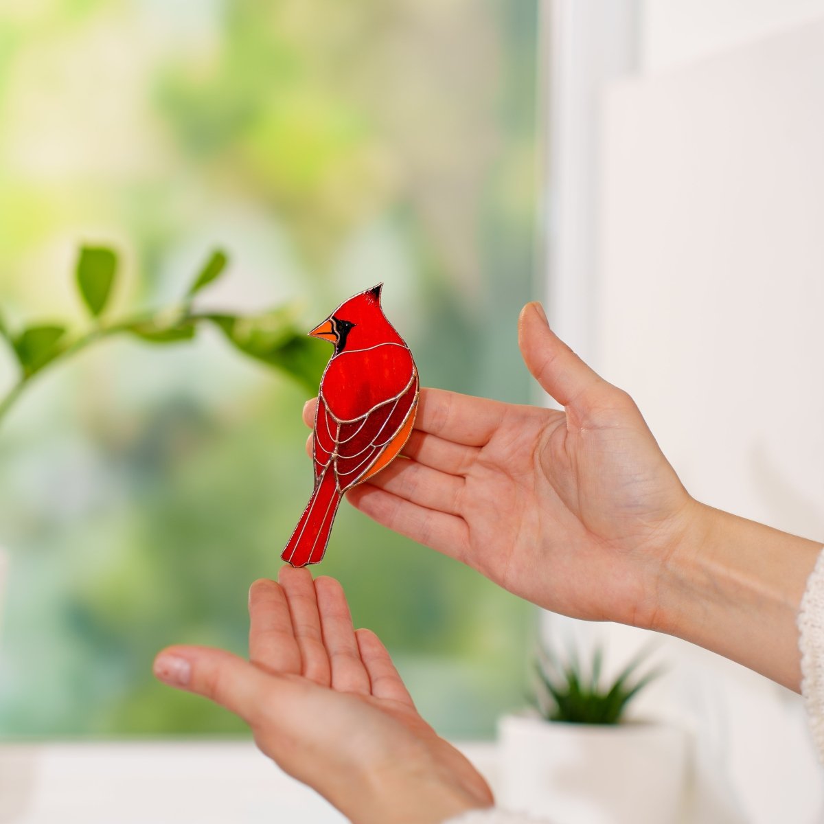 suncatcher Bird stained_glass Bird Clip - Stained Glass Multifunctional Decor ✨ Clip it! Move it! Enjoy it!