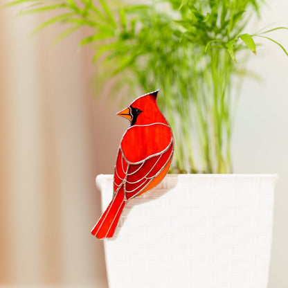 suncatcher Bird stained_glass Bird Clip - Stained Glass Multifunctional Decor ✨ Clip it! Move it! Enjoy it!