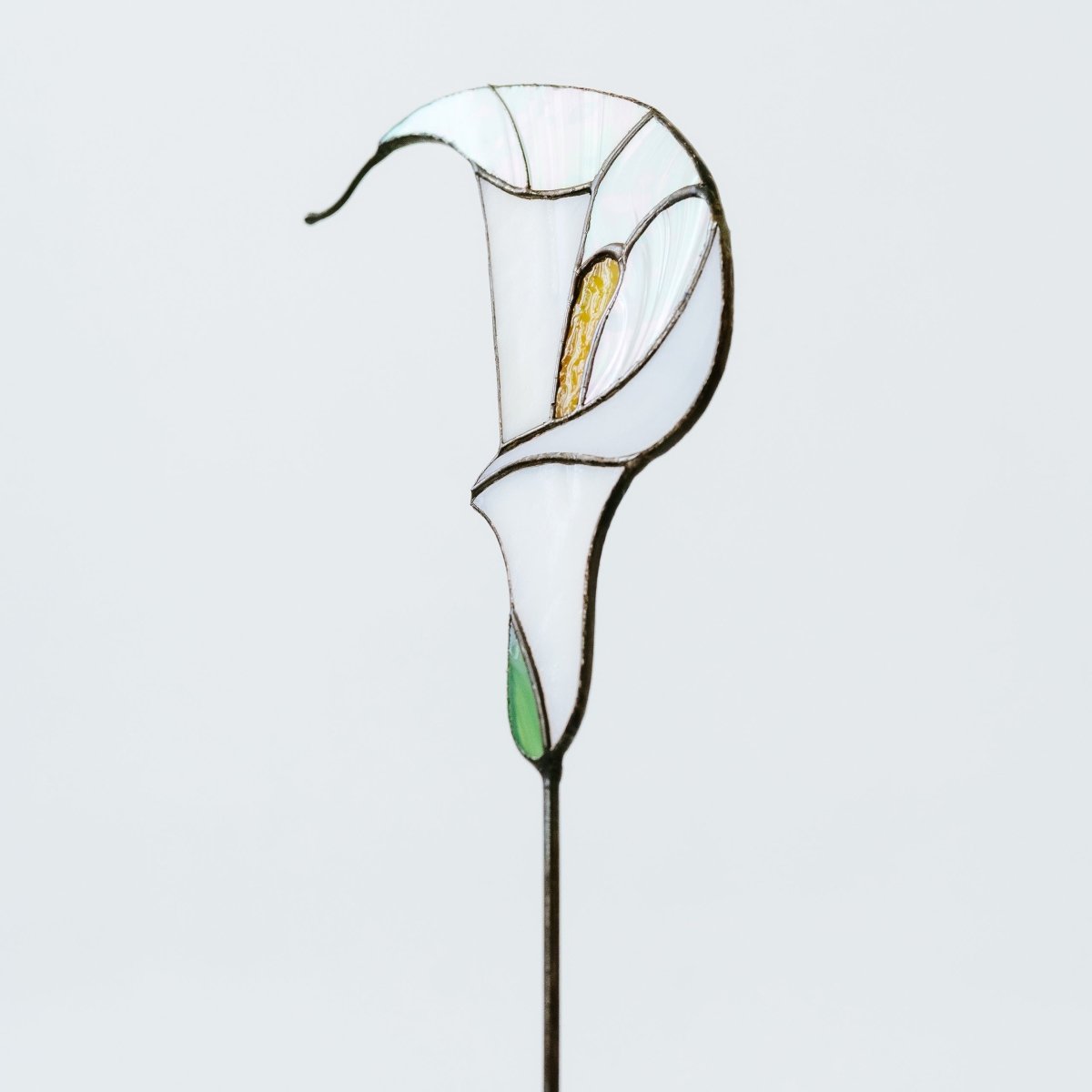 suncatcher suncatcher stained_glass Calla Lily Suncatcher Stained Glass - Suncatcher Table Decor 14x4 inch