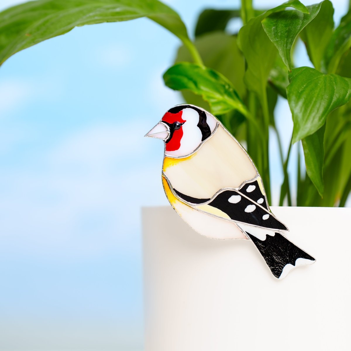 suncatcher Bird stained_glass Clip - on Stained Glass Bird - Move Decor With Your Mood!✨