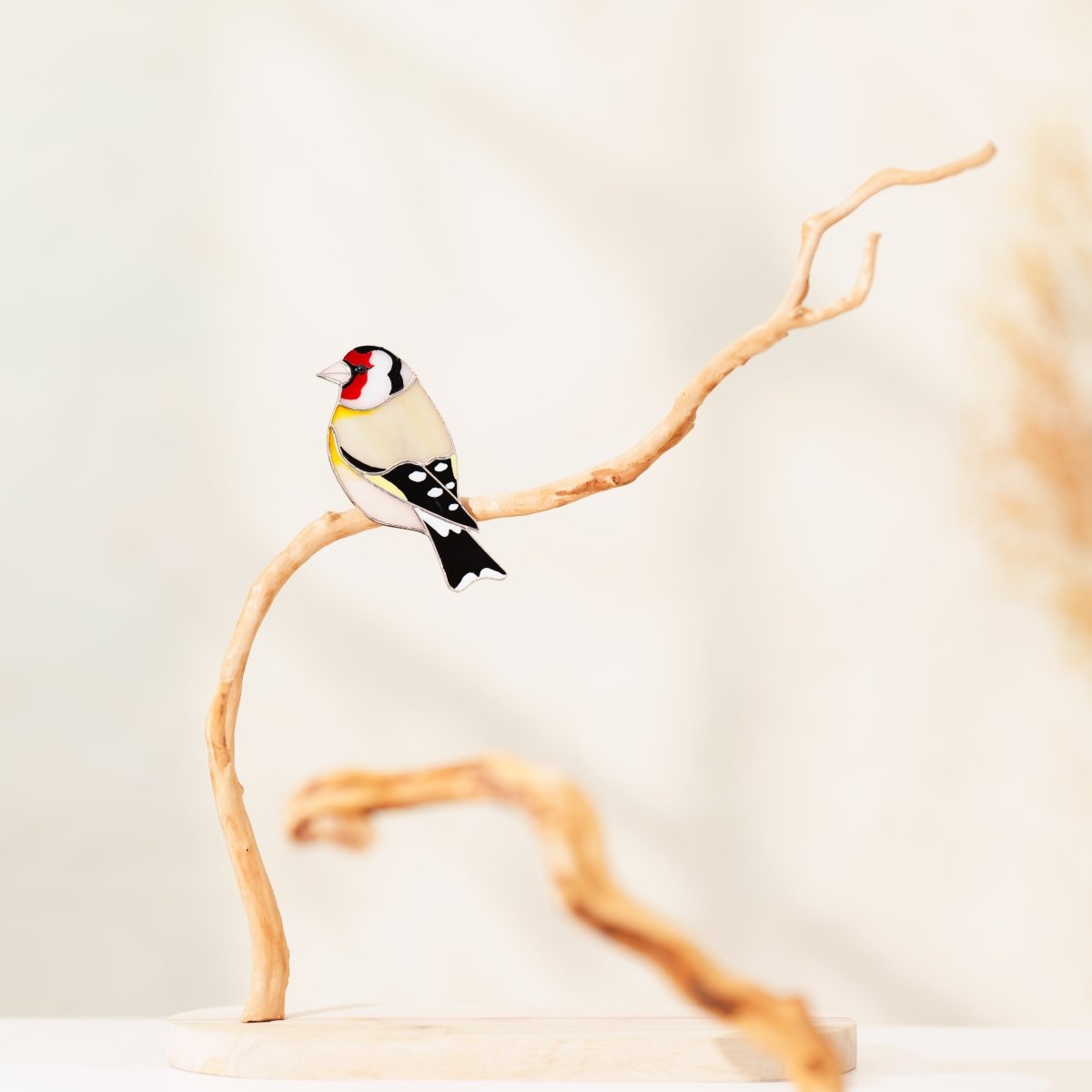 suncatcher Bird stained_glass Clip - on Stained Glass Bird - Move Decor With Your Mood!✨