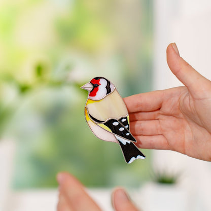 suncatcher Bird stained_glass Clip - on Stained Glass Bird - Move Decor With Your Mood!✨