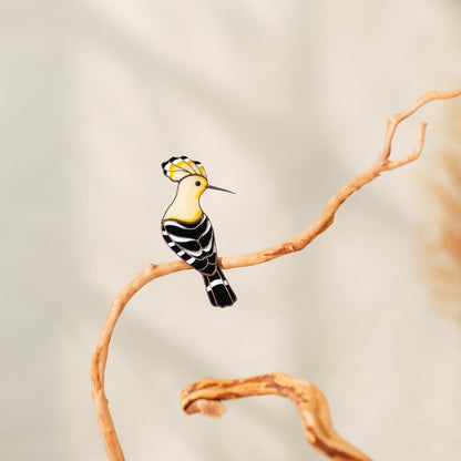 suncatcher Bird stained_glass Exclusive Stained Glass Hoopoe Bird Clip – Multifunctional Decor✨That Does More Than Decorate
