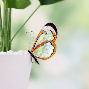 suncatcher Top product stained_glass Gretta Otto Butterfly Stained Glass Suncatcher Decor