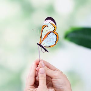 suncatcher Top product stained_glass Gretta Otto Butterfly Stained Glass Suncatcher Decor
