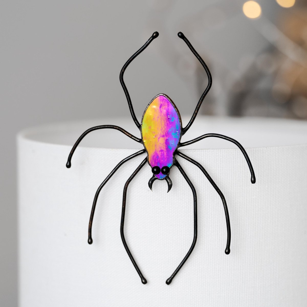 suncatcher Top product stained_glass Halloween Spider Sun Catcher - Stained glass 5.3х4 inch