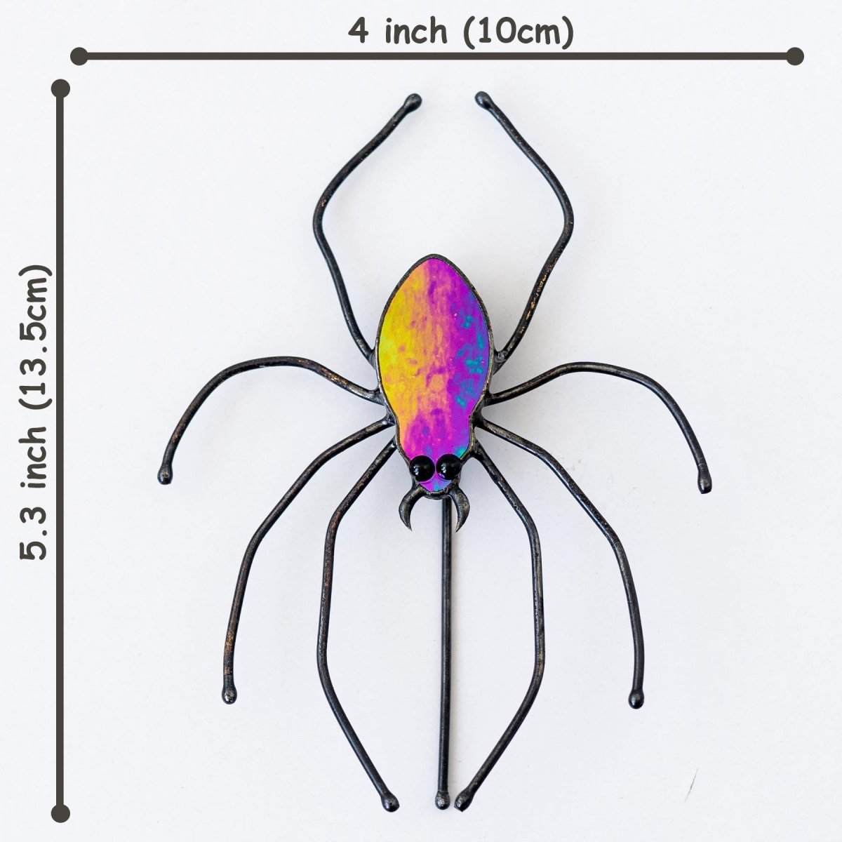 suncatcher Top product stained_glass Halloween Spider Sun Catcher - Stained glass 5.3х4 inch