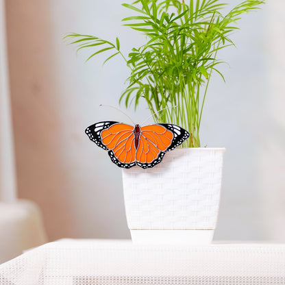 suncatcher butterfly stained_glass Monarch Butterfly Stained Glass Clip – Unique Gift for Plant Lovers, Home & Window Decor✨
