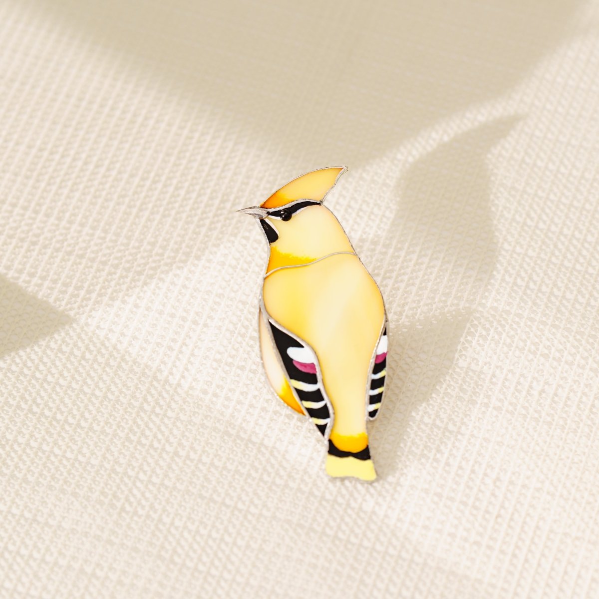 suncatcher Bird stained_glass Stained Glass Bird Clip – Clip Anywhere Decor, Unique Gift & Home Accent ✨