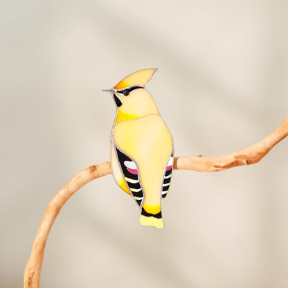 suncatcher Bird stained_glass Stained Glass Bird Clip – Clip Anywhere Decor, Unique Gift & Home Accent ✨