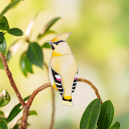 suncatcher Bird stained_glass Stained Glass Bird Clip – Clip Anywhere Decor, Unique Gift & Home Accent ✨