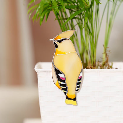 suncatcher Bird stained_glass Stained Glass Bird Clip – Clip Anywhere Decor, Unique Gift & Home Accent ✨