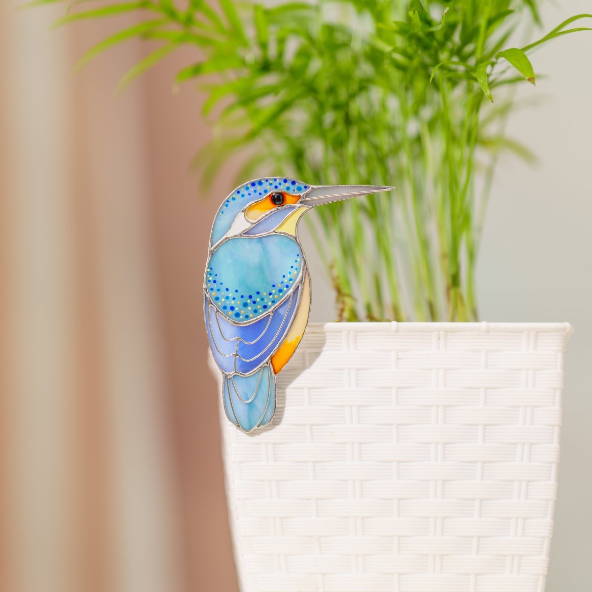 suncatcher Bird stained_glass Stained Glass Bird Clip - Endless Decor Ideas ✨ Buy 5 Get One FREE!