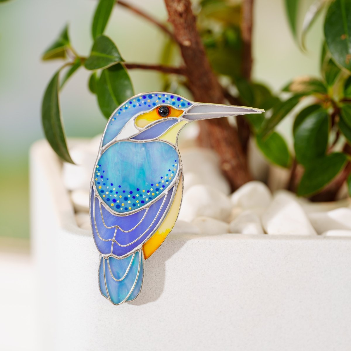 suncatcher Bird stained_glass Stained Glass Bird Clip - Endless Decor Ideas ✨ Buy 5 Get One FREE!