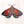 suncatcher stained_glass Stained Glass Moth Wall Decor with Red Poppies