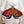 suncatcher stained_glass Stained Glass Moth Wall Decor with Red Poppies