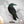 suncatcher stained_glass Stained Glass Raven Table Decor Sculpture